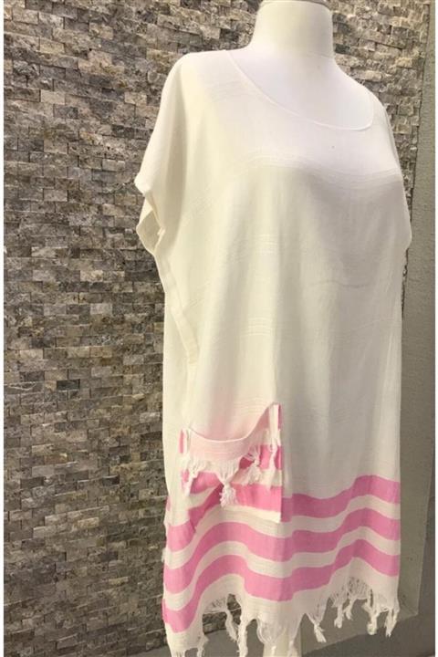 Braca Home Bambu Peştemal Tunik Pembe