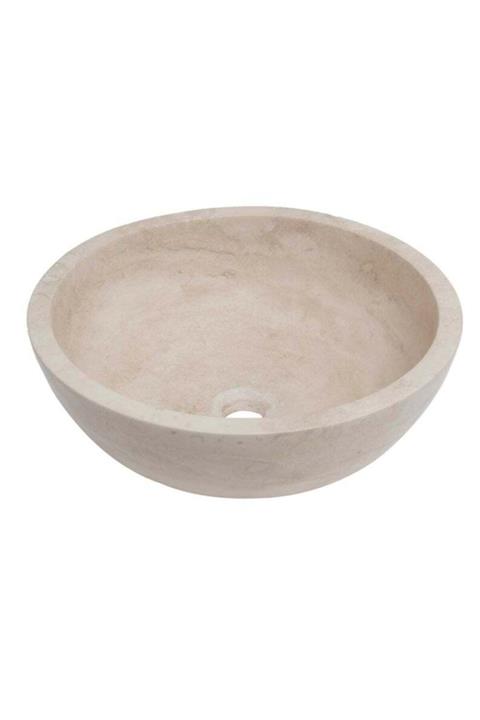 raymer Mermer Lavabo Tezgah Üstü Cap 35cm