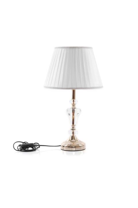 Arvax Kristal Cam Dekoratif Abajur Lamba Lambader