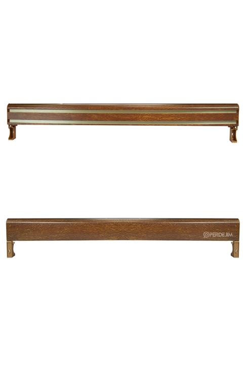 Perdejim Meşe Dekoratif Perde Kornişi 150 cm