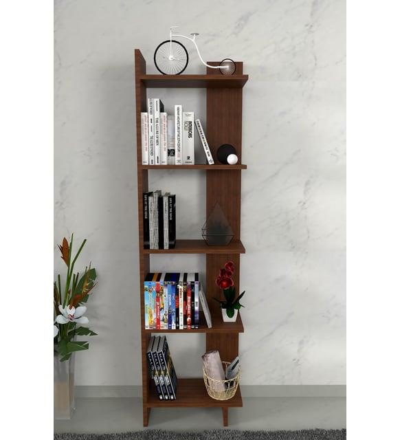 Moonlife Basic Dekoratif Kitaplık Ceviz