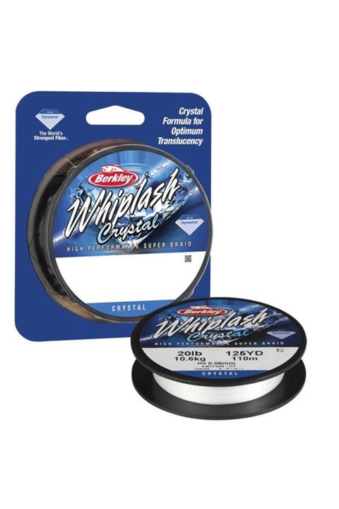 BERKLEY Whiplash 8 Braid Ip Misina 150 Mt Crystal