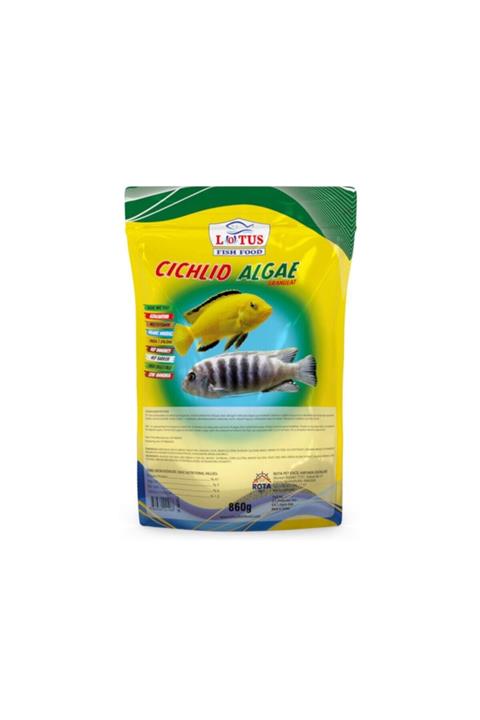 Lotus Cichlid Algae 1 Kg Bitkisel Alg Omega3 Balık Yemi
