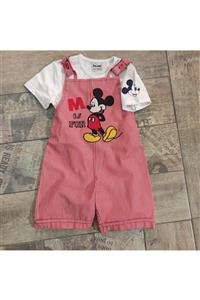 YARENKİDS Çocuk Unisex Mickey Mause Tulum