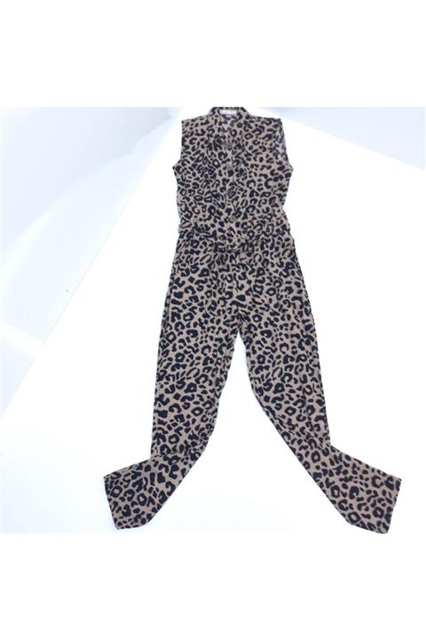 Bizim Çocuk Kız Çocuk Siyah Tulum Slopet