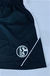 Fs Erkek Schalke 04 Logo Baskılı Günlük Spor Koşu Fitness Futbol Şort