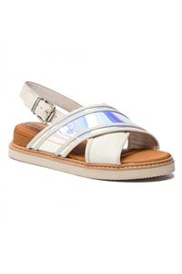 Tommy Hilfiger Iridescent Detail Flat Fw0fw03822 Whisper White Sandalet 121