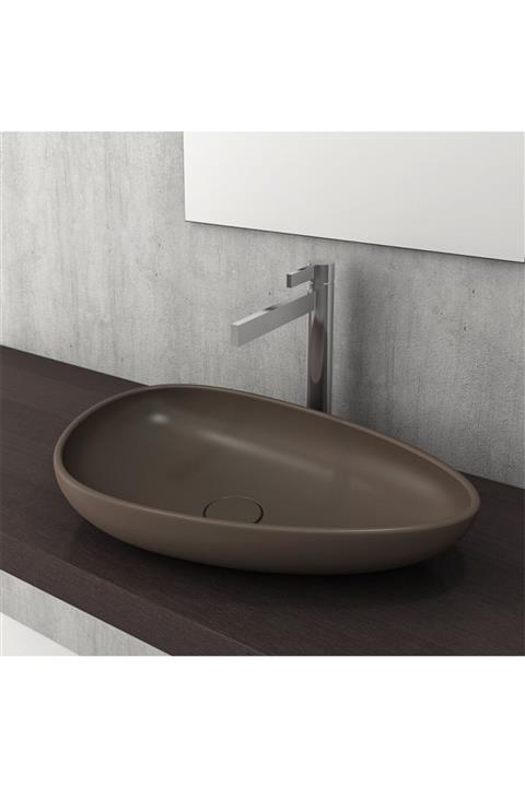 Bocchi Etna Çanak Lavabo 58 Cm-mat Kahve