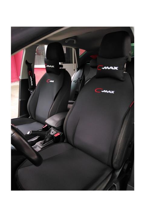 otomind Ford C-max Nakışlı Ön Ikili Oto Koltuk Kılıfı