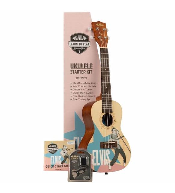 Kala Elvis Rockabilly Concert Ukulele Eğitim Seti