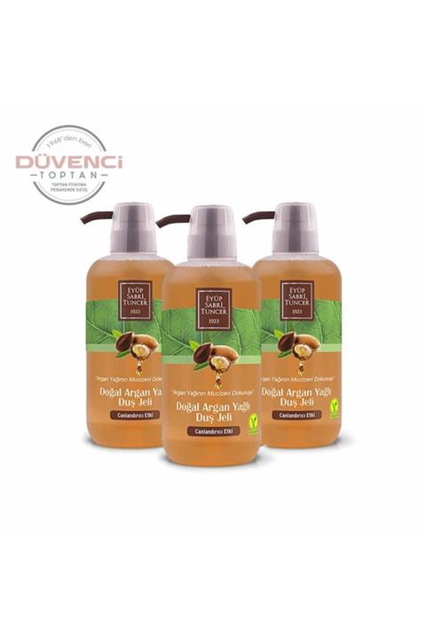 Eyüp Sabri Tuncer Düvenci Toptan Argan Yağlı Duş Jeli Seti 3' Lü Paket