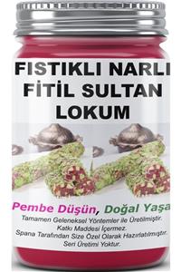 SPANA Fıstıklı Narlı Fitil Sultan Lokum Ev Yapımı Katkısız 330gr