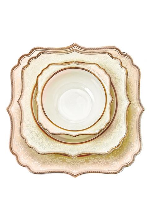 SILA 86 Parça Amber Yemek Takımı Osmanlı