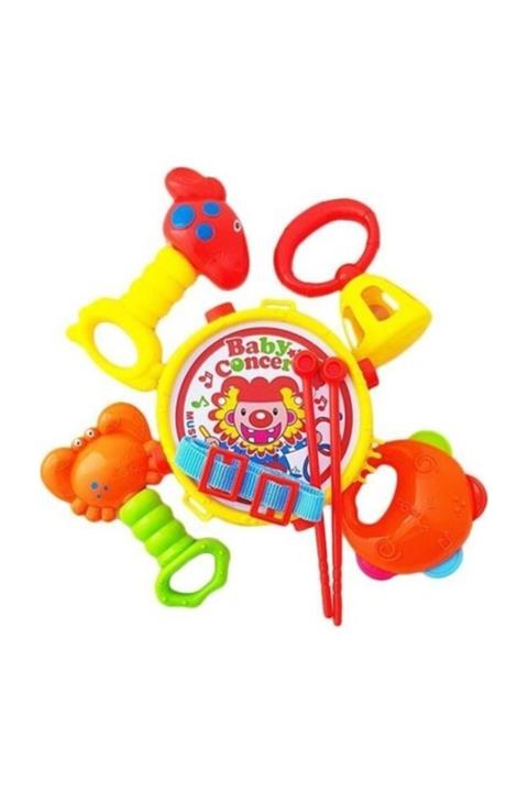 Canda Oyuncak Bebek Davul Ve Çıngırak Set