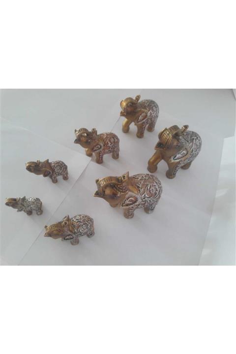 Gönül İthalat Fil Dekor Aksesuar 7li Set