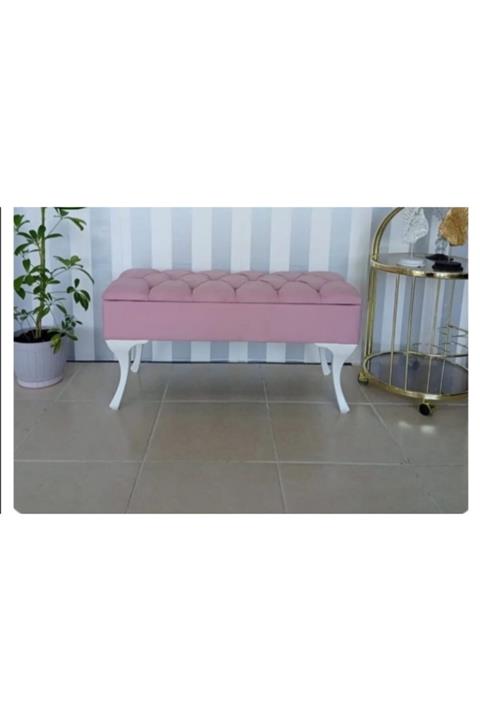 elagant mobilya Lüks Avangard Yarım Sandıklı Puf Bench