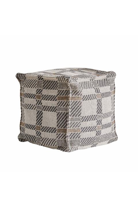 Kaşmir Halı Iskandinav Tartans Puf 65x35 Cm