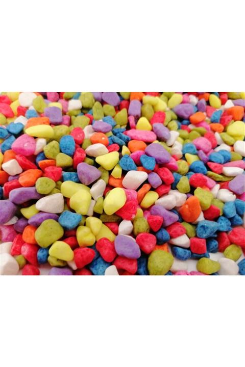 Yavuz Renkli Çakıl Taşı 1 Kg 0,7-10mm