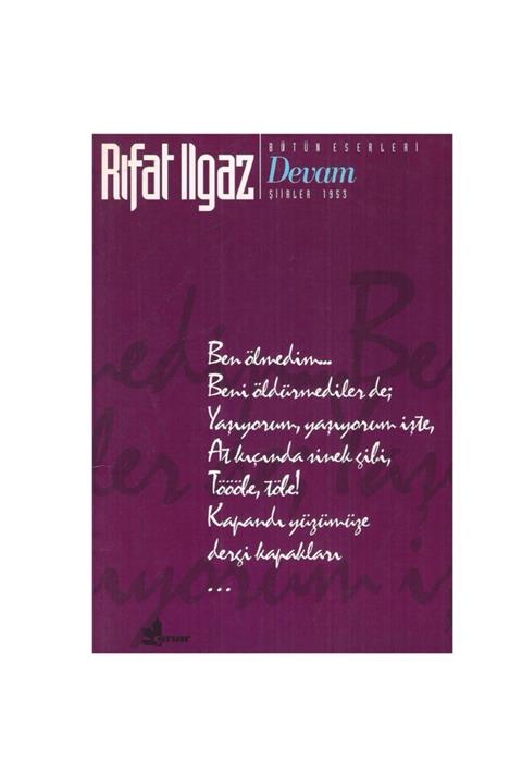 Çınar Yayınları Devam - Rıfat Ilgaz