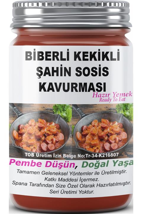 SPANA Biberli Kekikli Şahin Sosis Kavurması Ev Yapımı Katkısız 330gr