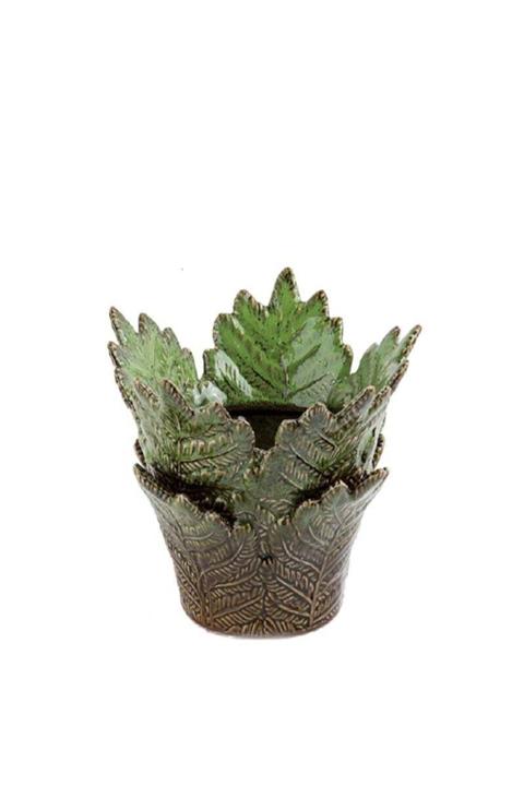 Sembol Dekoratif Yaprak Vazo