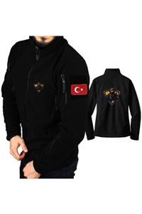 astak Unisex Erkek Oyun Askeri Askeri Taktik Polar Mont Peç'li Bll1743