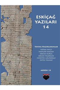 Bilgin Kültür Sanat Yayınları Eskiçağ Yazıları 14