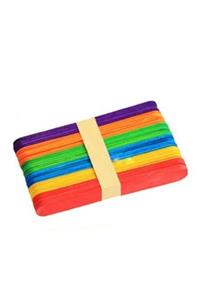 colorbank Ahşap Aktivite Çubuğu 50'li Paket Büyük Boy