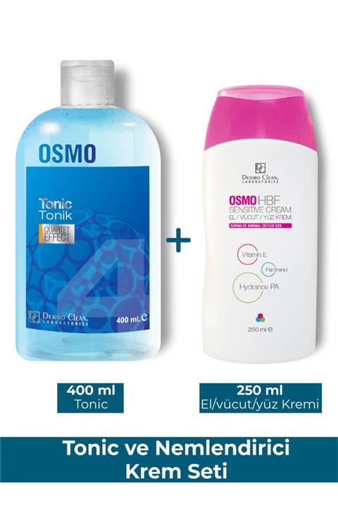 Dermo Clean Osmo Hbf Sensitive Krem 250 ml + Osmo Tonik 400 ml