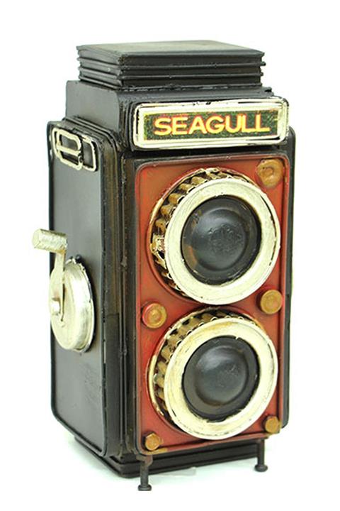 NeaGift Dekoratif Metal Fotoğraf Makinesi Kumbara