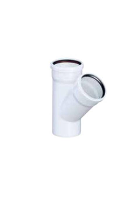 PROPIPE Pvc Boru 45 Derece Tek Çatal 50x50