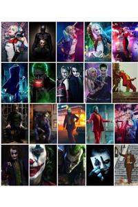 Bakmakistersen Joker Harley Quinn Kolaj Seti 20 Li Duvar Poster Seti