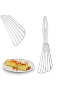 centermillennium Balerin Tasarım Saplı Metal Omlet Çevirici Spatula Mutfak