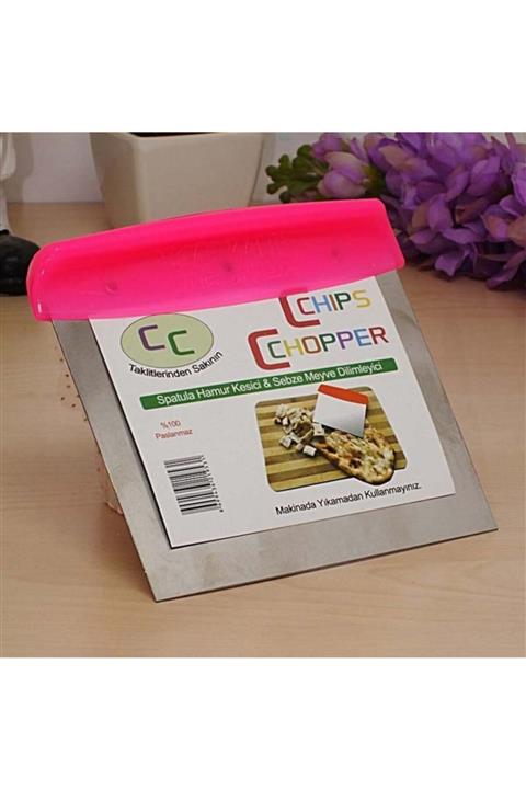 Bilge Hatun Çelik Hamur Kazıyıcı Kesici Spatula Doğrayıcı Dilimleyici