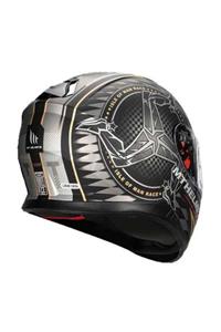 Yamaha Kask Yeni  Thunder 3 Sv Isle Matt Black Gold