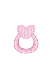 Wee Baby Pembe Kalpli Silikon Diş Kaşıyıcı 912