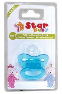 Rock Star Baby Star Baby Damaklı Silikon Emzik No.3