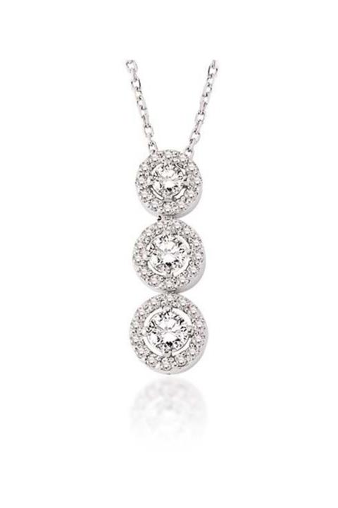 Emel Pırlanta 0.80 Ct. Pırlanta Tria Kolye
