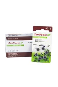 ZeniPOWER 312 Numara Işitme Cihazı Pili 10 Paket-60 Adet