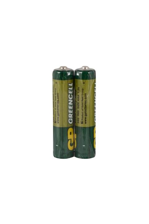 GP R03 Greencell Extra Heavy Duty 2'li Ince Kalem Aaa 1.5v Pil 2'li