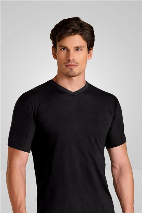 Berrak Erkek Siyah 5 Li V Yaka Fanila Atlet