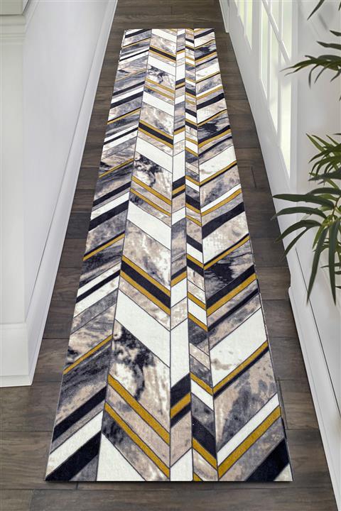 Payidar Halı Yıkanabilir Kaymaz Taban 120 X 575 Cm Desen 060 Kesme Yolluk