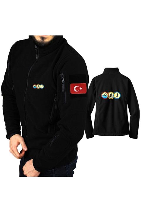 astak Olimpiyat Sporları Askeri Taktik Polar /Mont Peç'li Bll2003