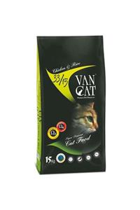 Vancat Tavuklu Pirinçli Yetişkin Kedi Maması 15 kg