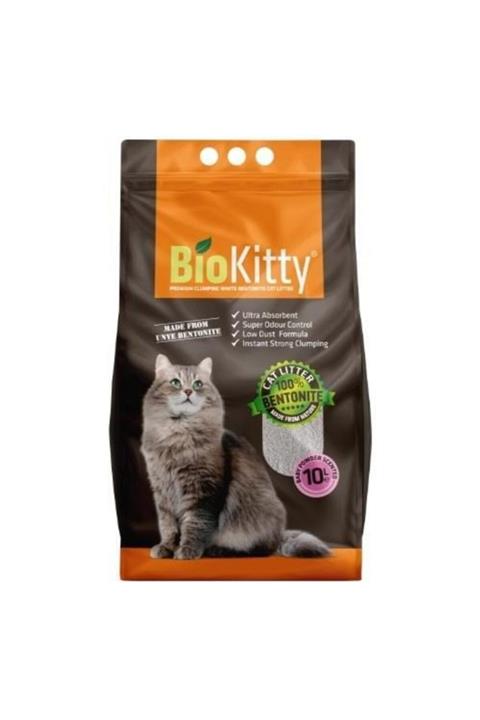 BioKitty Baby Powder Bebek Pudralı Ince Taneli Kedi Kumu 10 Lt