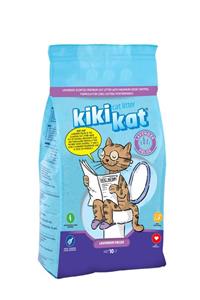 Kikikat Premium Lavanta Kokulu Ekstra Güçlü Topaklanan Kedi Kumu 10 Lt