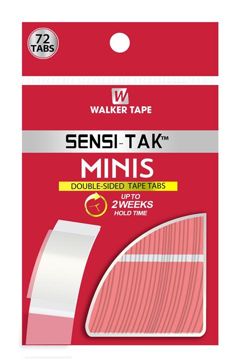 Walker Tape Sensi Tak™ Mini's Protez Saç Bandı Oval 3/4'' X 3'' (2,0cm X 7,5cm) 72 Adet