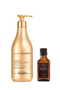 L'oreal Professionnel Serie Expert Absolut Repair Lipidium Şampuan 500 ml + Sono Argan Yağ 30 ml 347463648172912