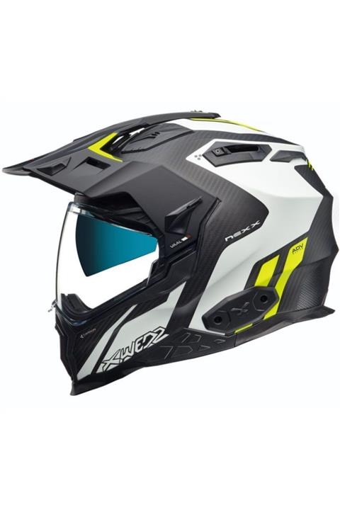 Nexx X.wed 2 Vaal Kapalı Kask (beyaz-neon Sarı)