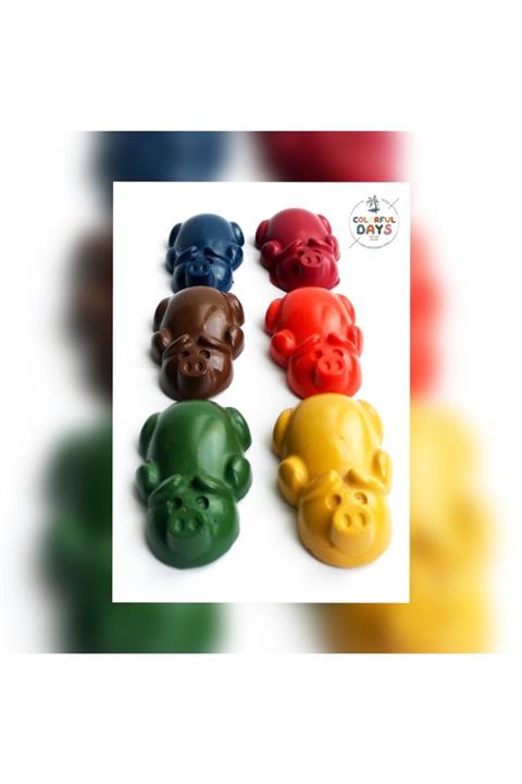 colorfuldays Domuzcuklar Seti Mum Boya